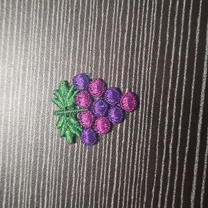Handmade machine embroidery patch